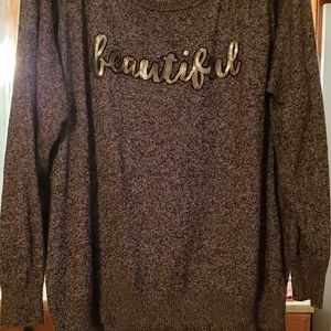 Torrid "Beautiful" sweater